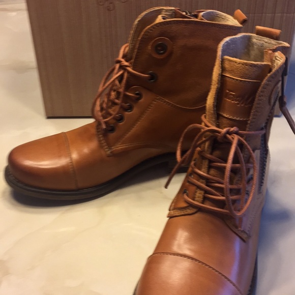 Tara M.® Loris. Cognac Ankle Boots - Picture 2 of 8